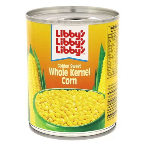 LIBBYS WHOLE KERNAL SWEET CORN 198G