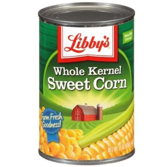 LIBBYS WHOLE KERNAL SWEET CORN 340G