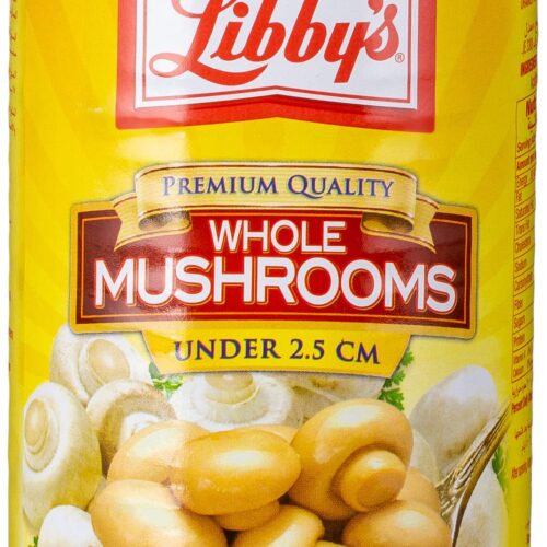 LIBBYS WHOLE MUSHROOMS CAN 400G