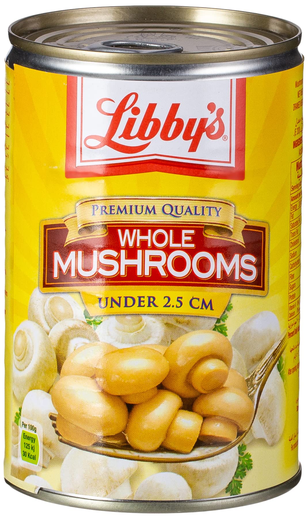 LIBBYS WHOLE MUSHROOMS CAN 400G