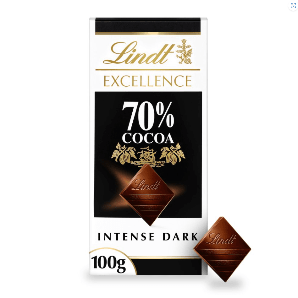 LINDT EXCELLENCE INTENSE DARK CHOCOLATE 100G LINDT EXCELLENCE INTENSE DARK CHOCOLATE 100G