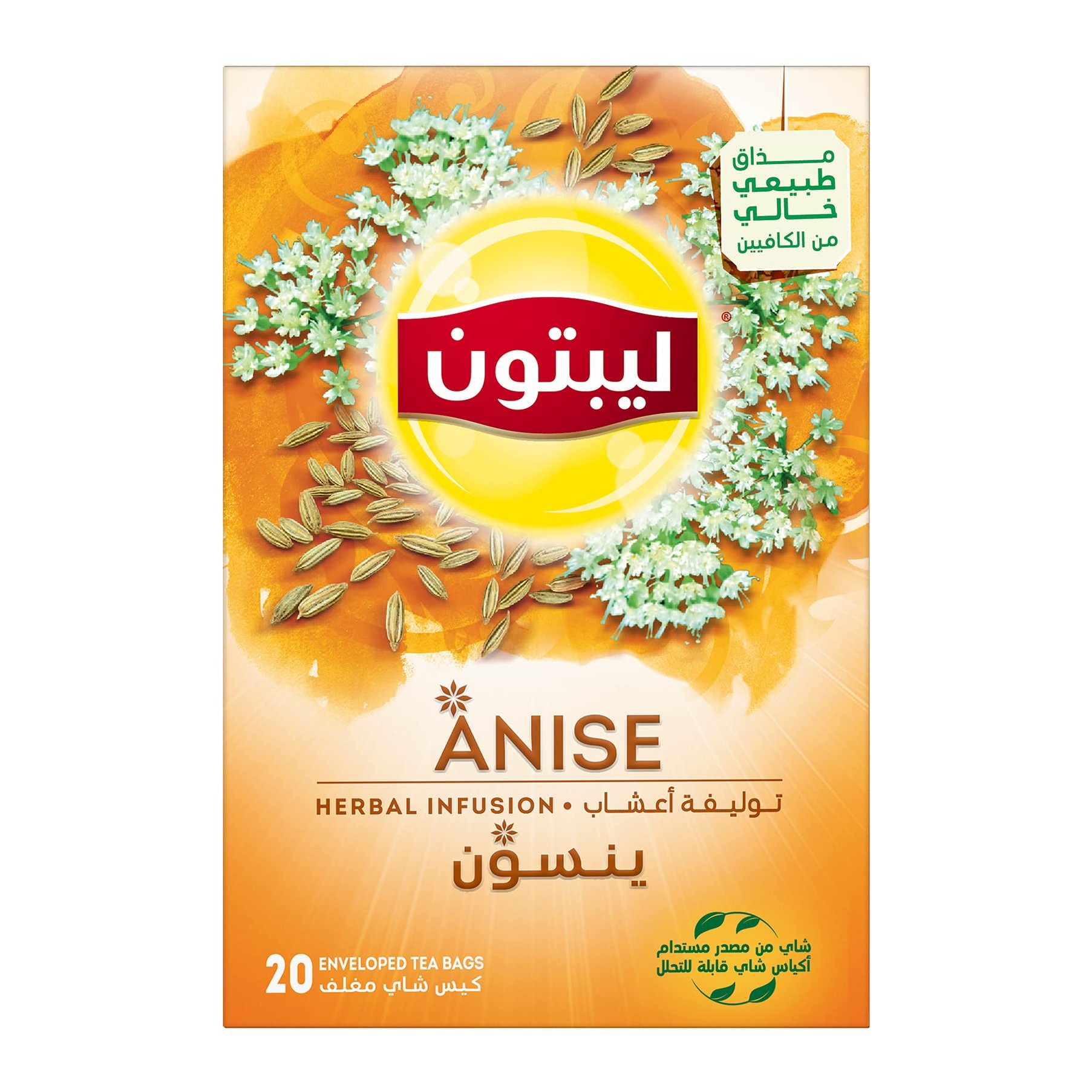 LIPTON ANISE TEA BAGS 20S