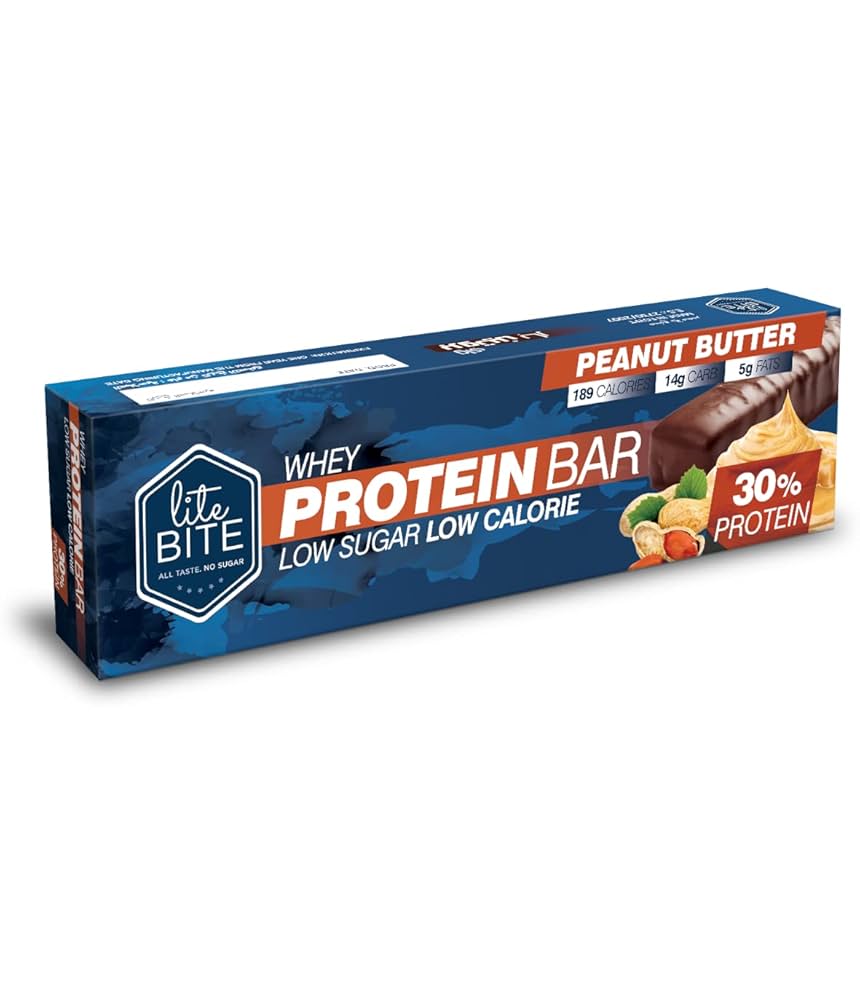 LITE BITE WHEY PROTEIN BAR PEANUT BUTTER 70G
