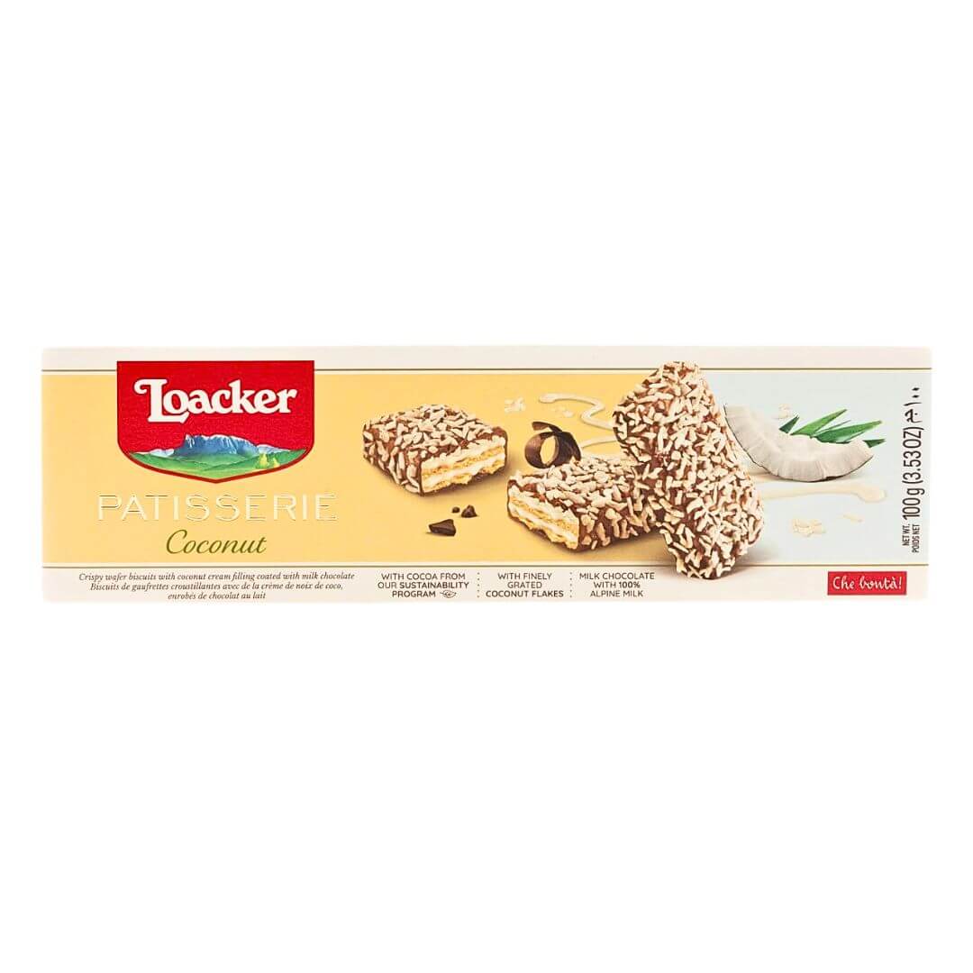 LOACKER BISCUIT PATISSERIE COCONUT 100G