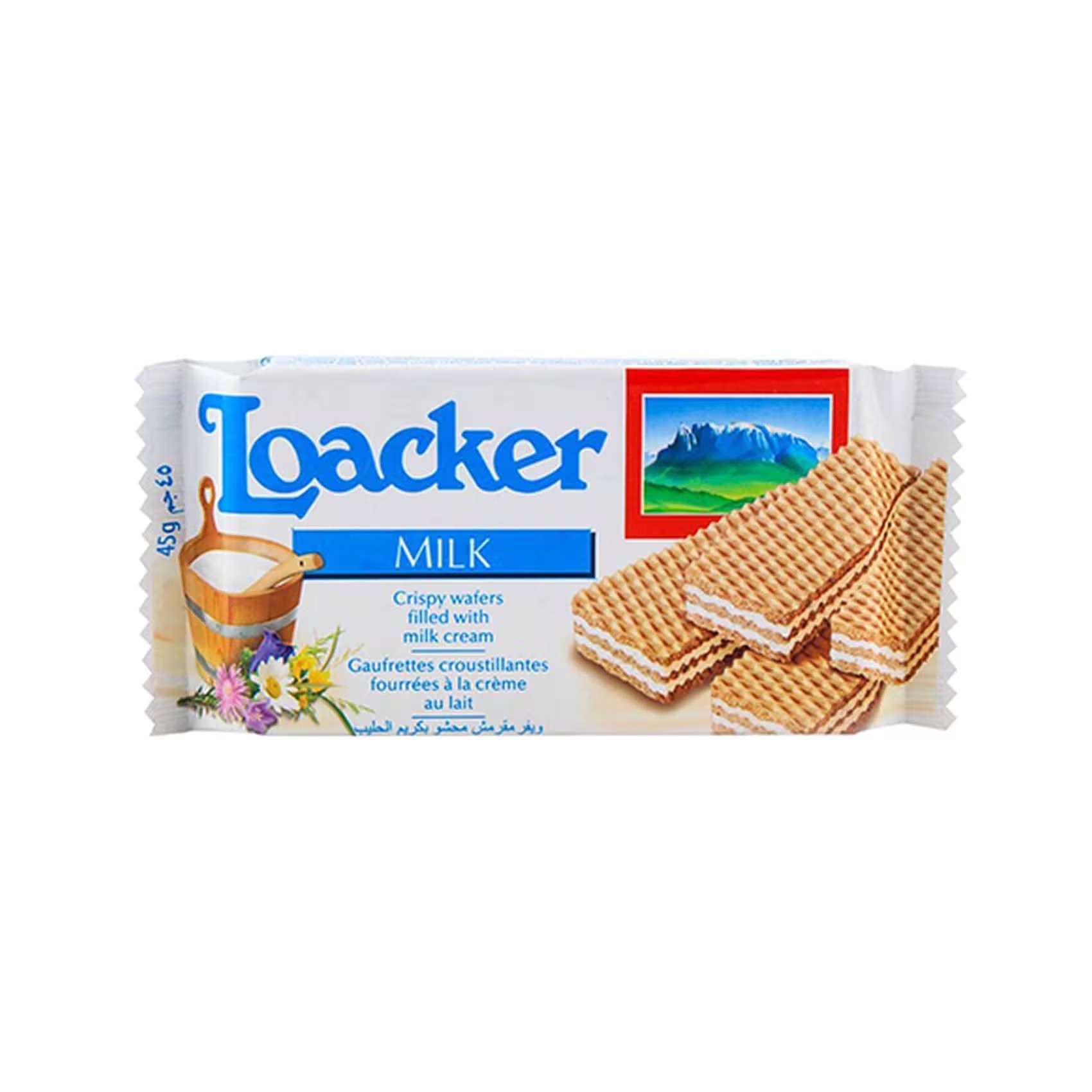 LOACKER WAFER MILK 45G