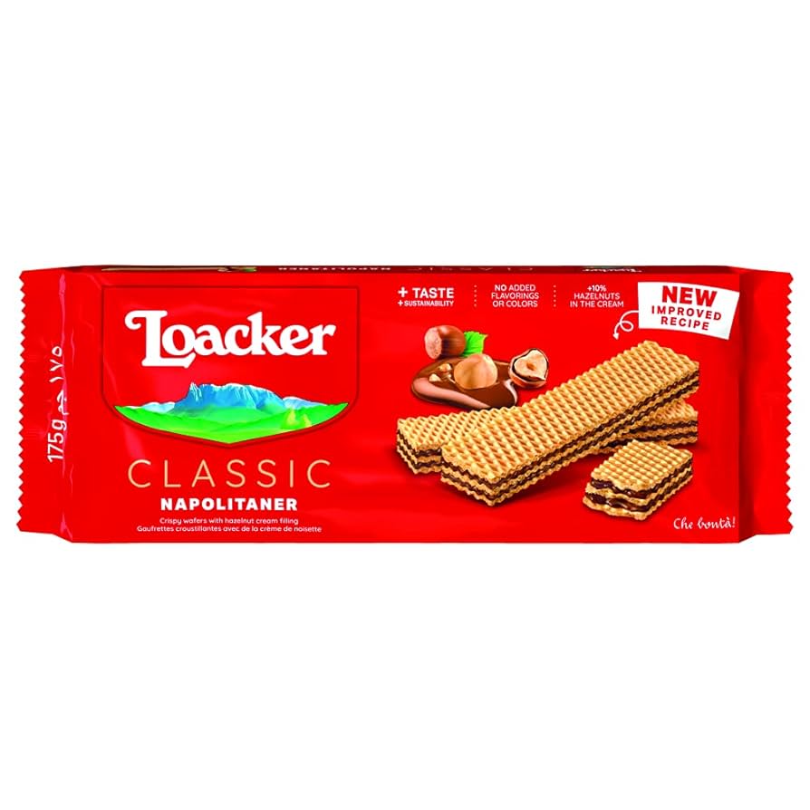 LOACKER WAFER NAPOLITANER 175G