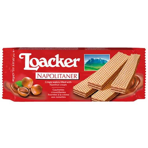 LOACKER WAFER NAPOLITANER 90G