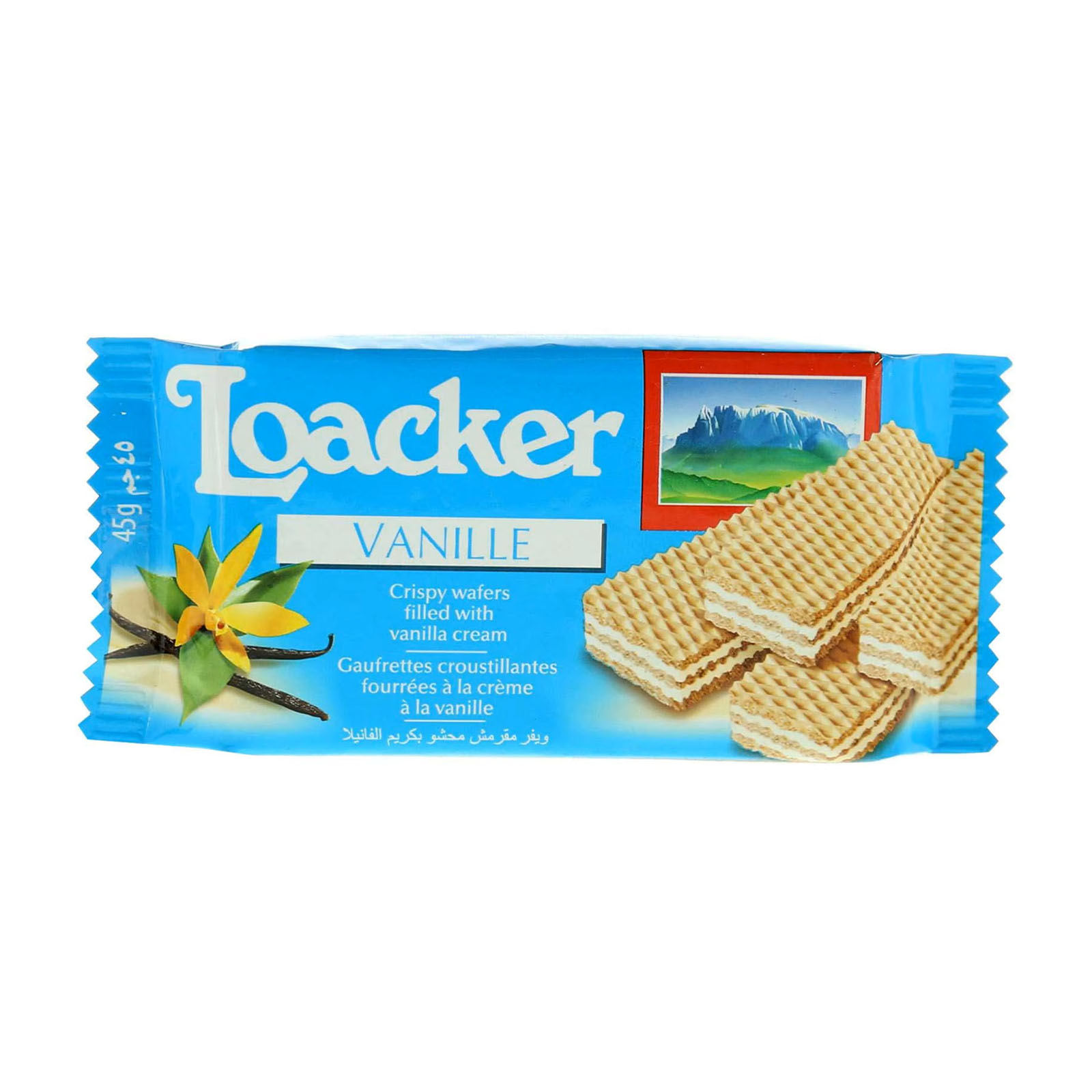 LOACKER WAFER VANILLA 45G