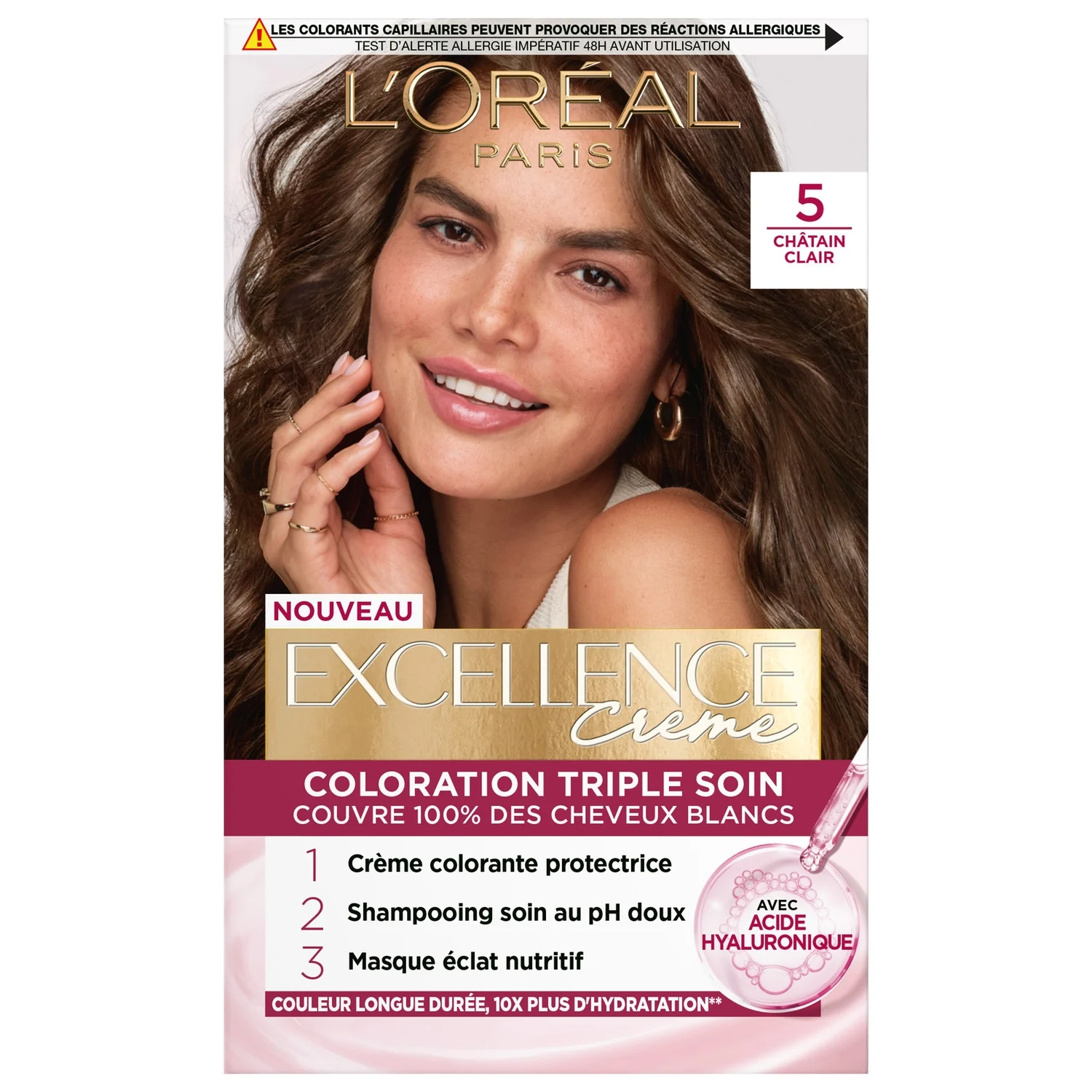 LOREAL EXCELLENCE HAIR COLOUR #5 CHATAIN CLAIR