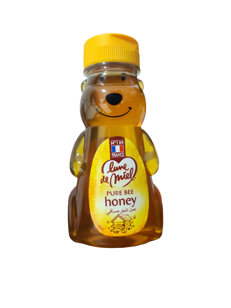 LUNE DE MIEL PURE BEE HONEY BEAR 250G