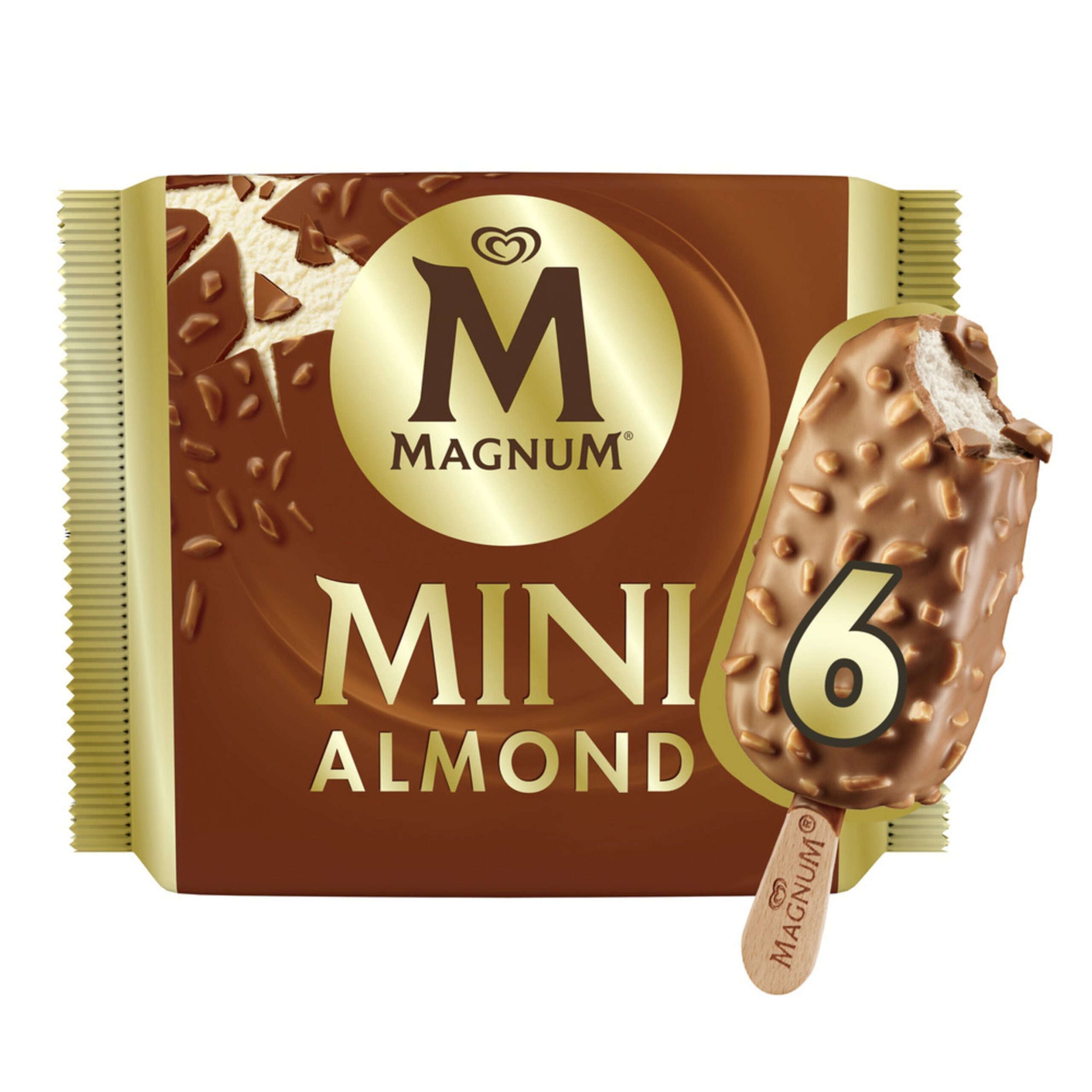 MAGNUM ICE CREAM MINI ALMOND 6S 330ML