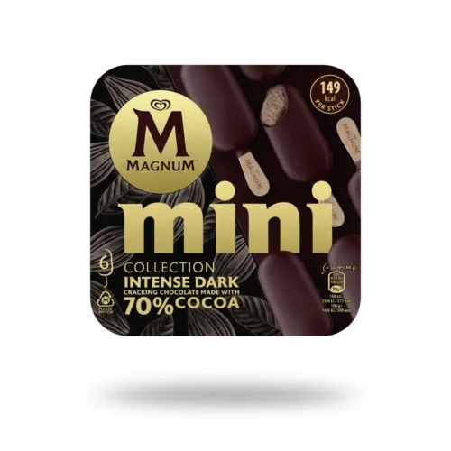 MAGNUM MINI ICE CREAM INTENSE DARK 6X330ML
