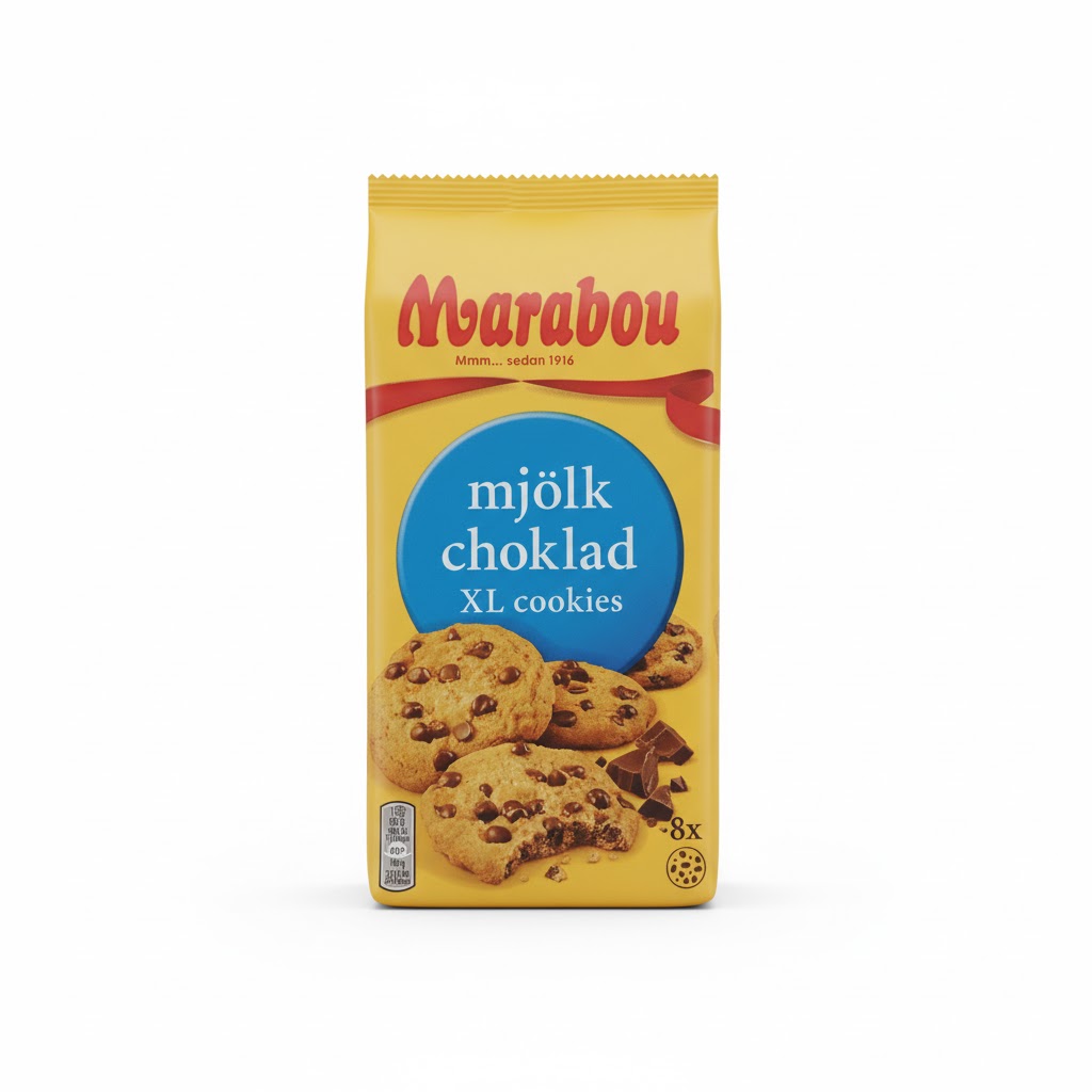 MARABOU MILK CHOCOLATE COOKIES 184G