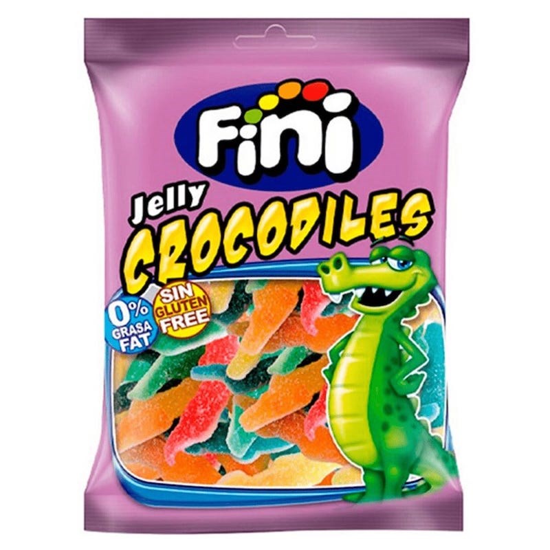 MINI JELLY CROCODILES 80G