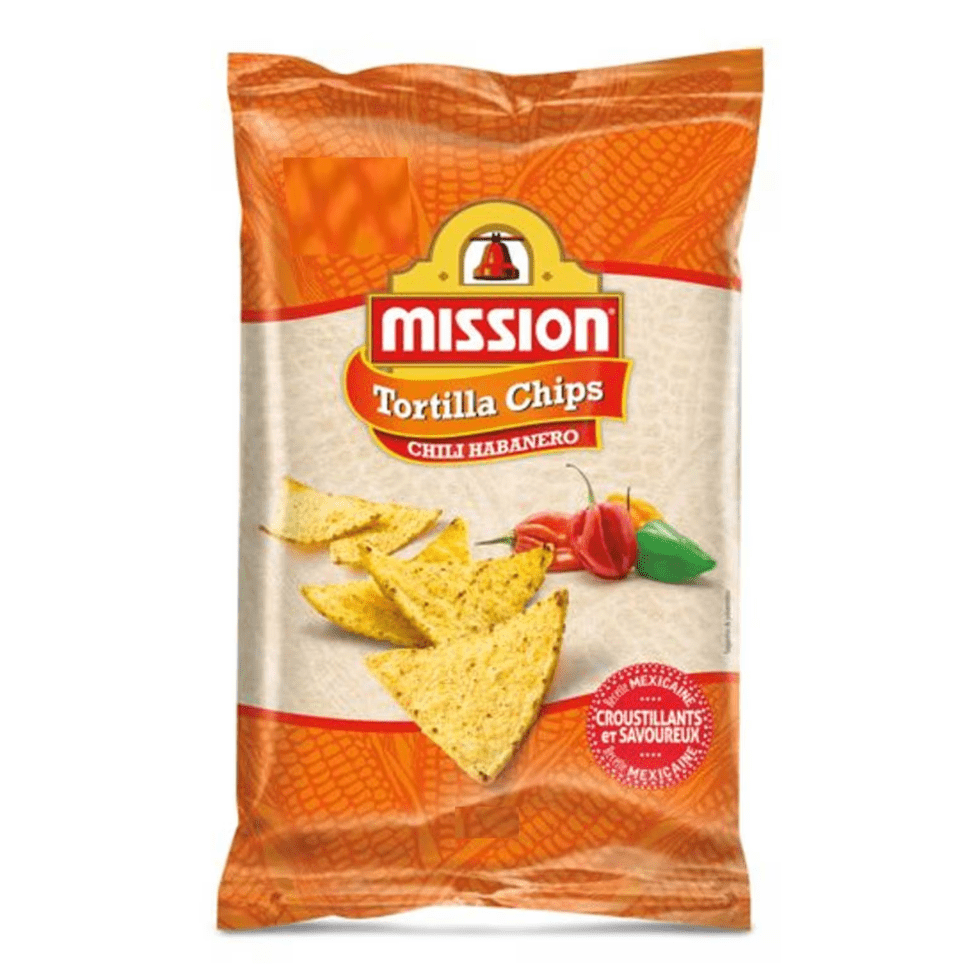 MISSION NACHOS CHILLI TORTILLA CHIPS 175G