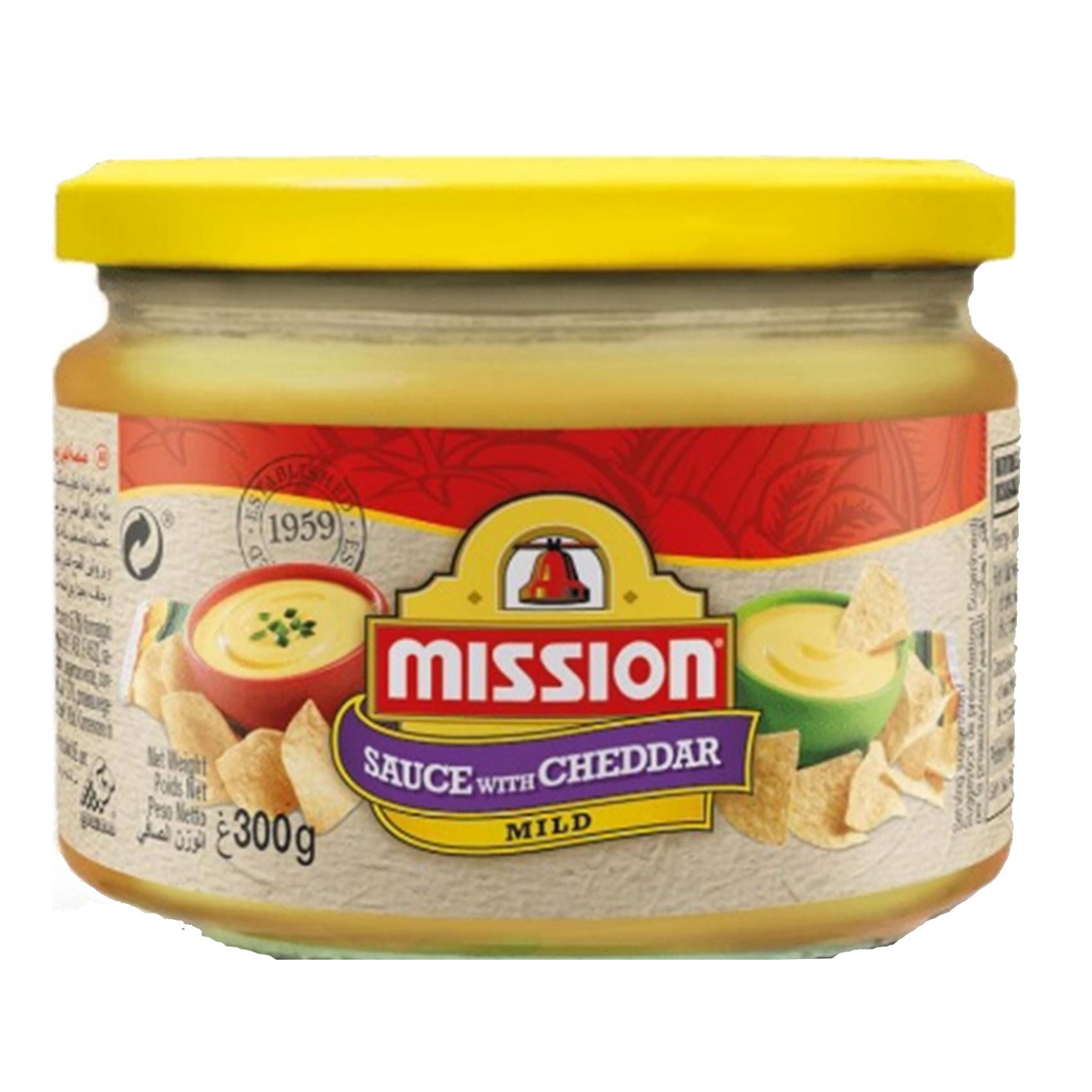 MISSION SAUCE WITH CHEDDAR MILD 300G