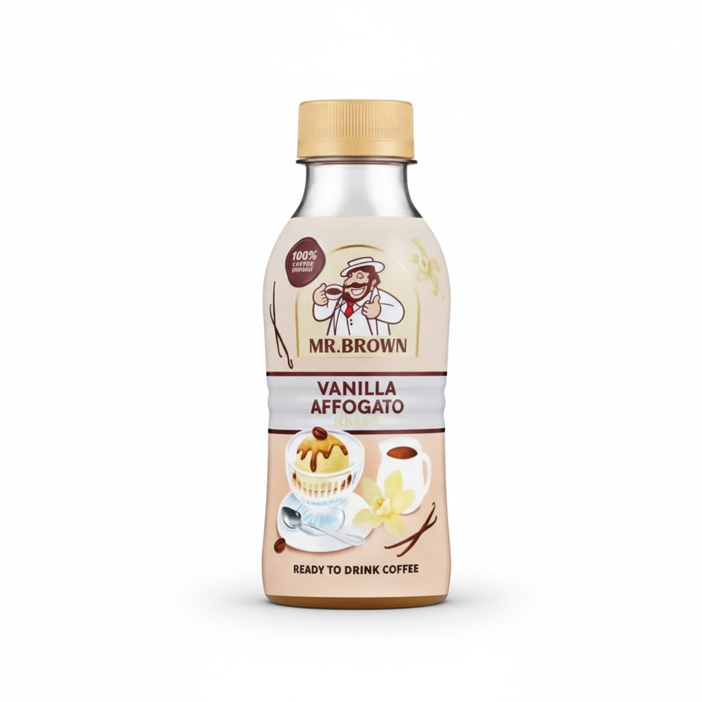 MR.BROWN VANILLA AFFOGATO COFFEE 330ML