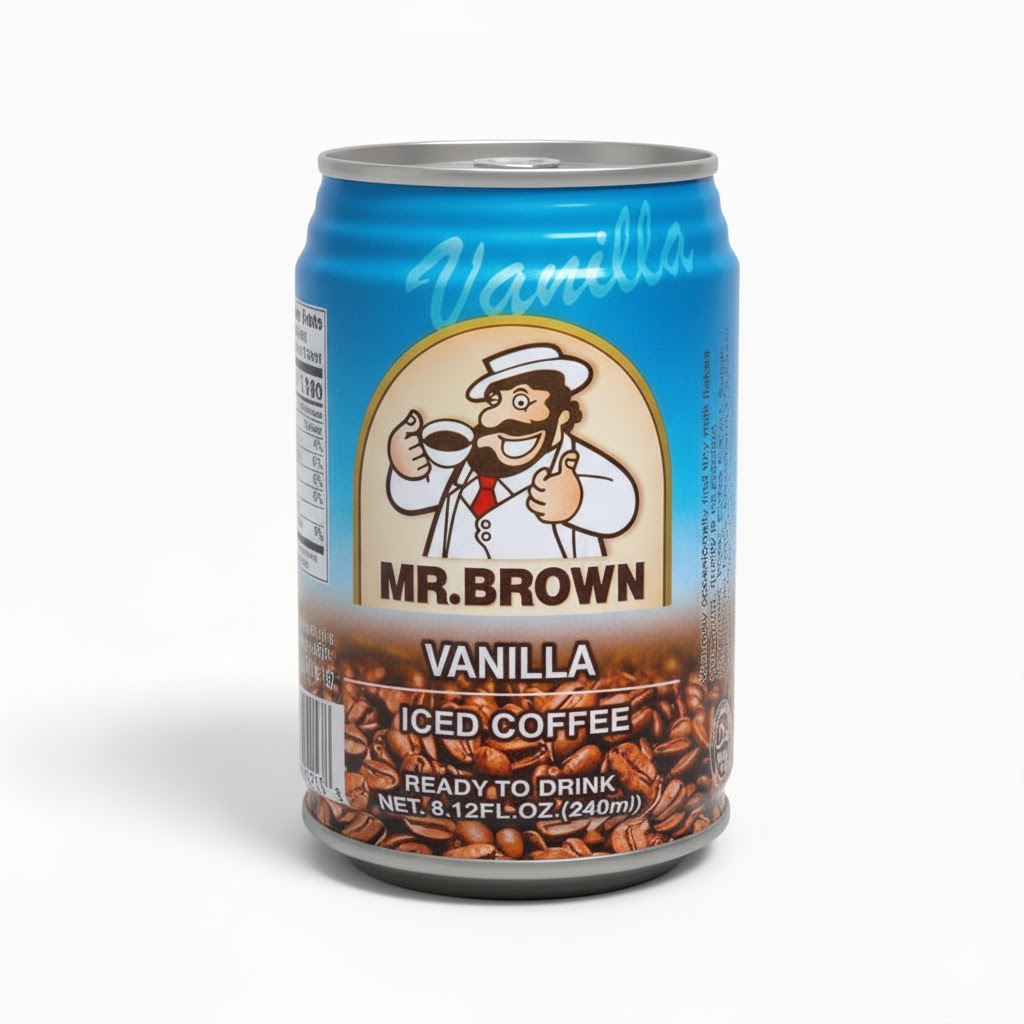 MR.BROWN VANILLA ICED COFFEE 240ML