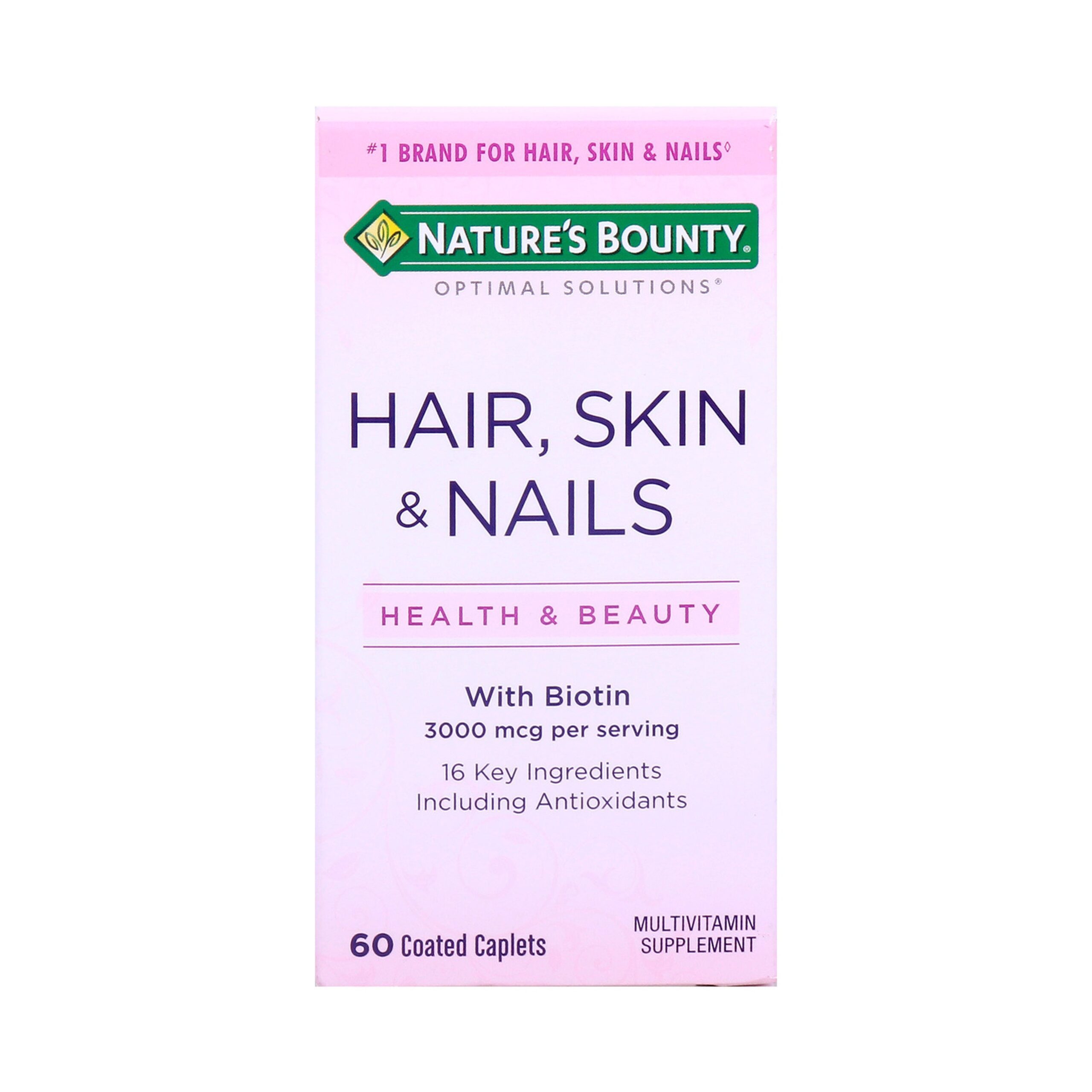 NATURES BOUNTY BIOTIN 3000MCG CAPLETS 60S
