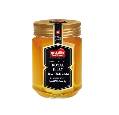 NECTAFLOR ROYAL JELLY ACACIA HONEY 250G