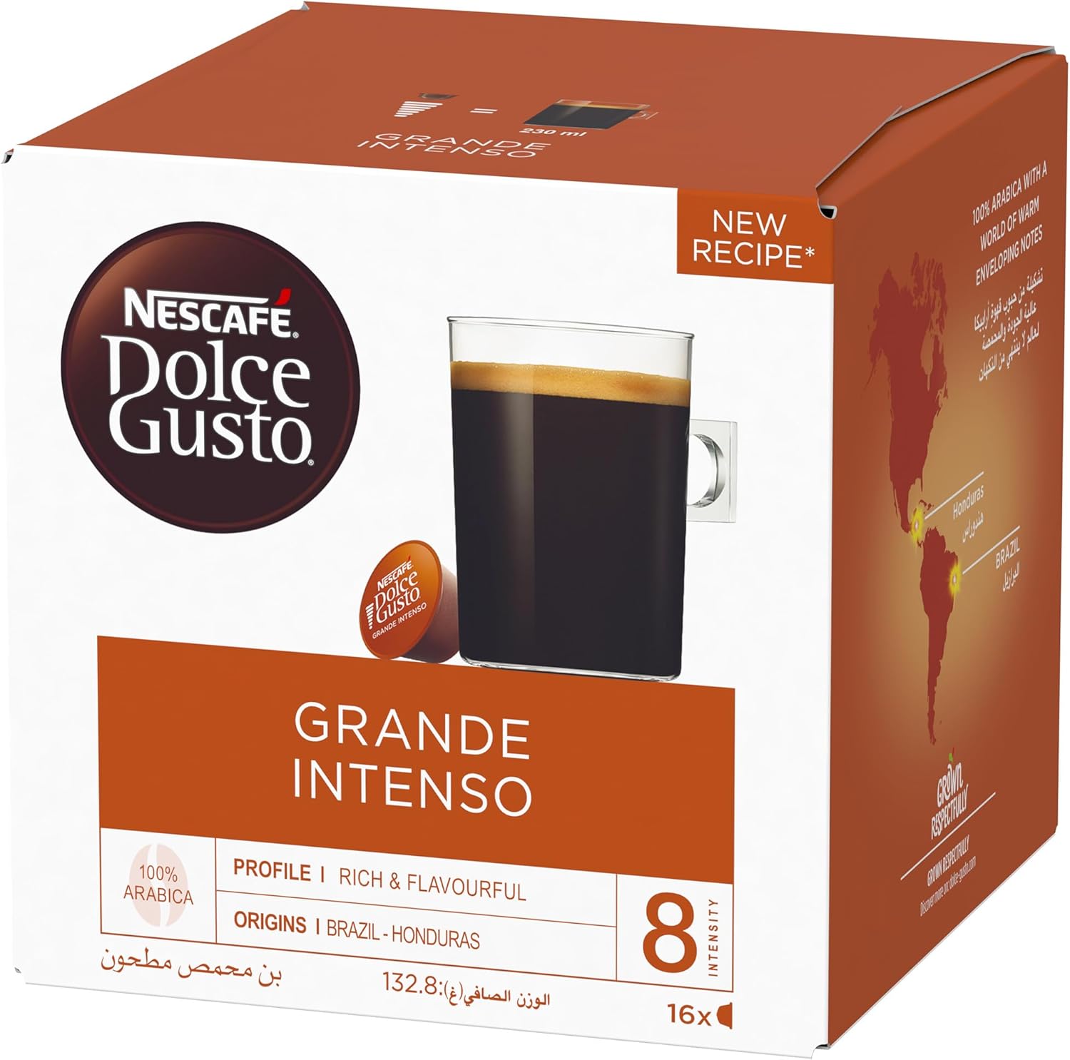 NESCAFE DOLCE GUSTO CAPSULES GRANDE INTENSO 132.8G