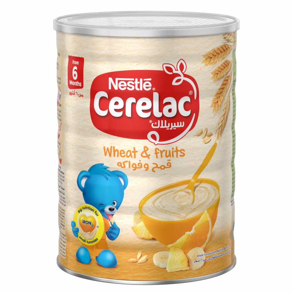 NESTLE CERELAC TIN WHEAT&FRUIT 400G