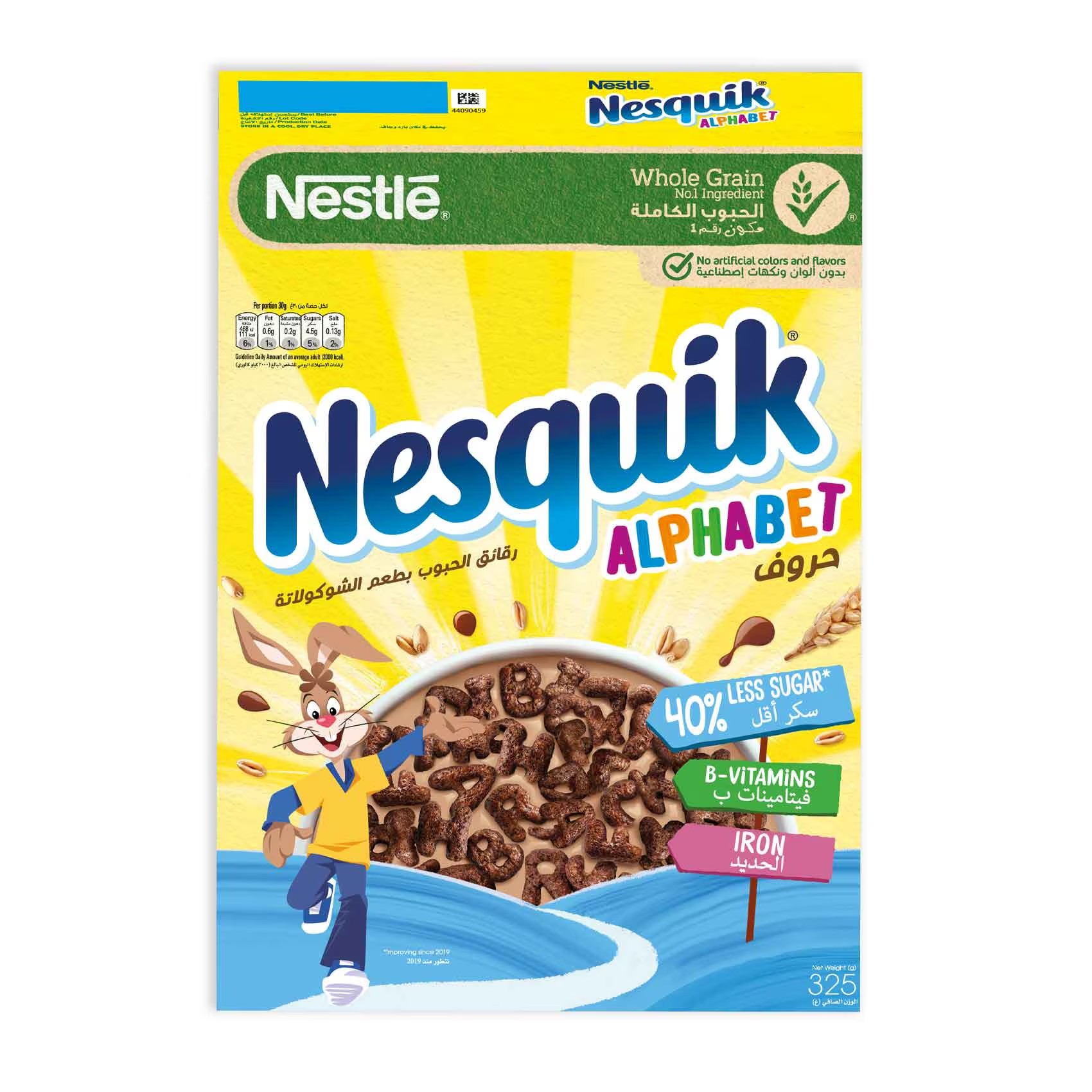 NESTLE NESQUIK ABC CEREAL 325G