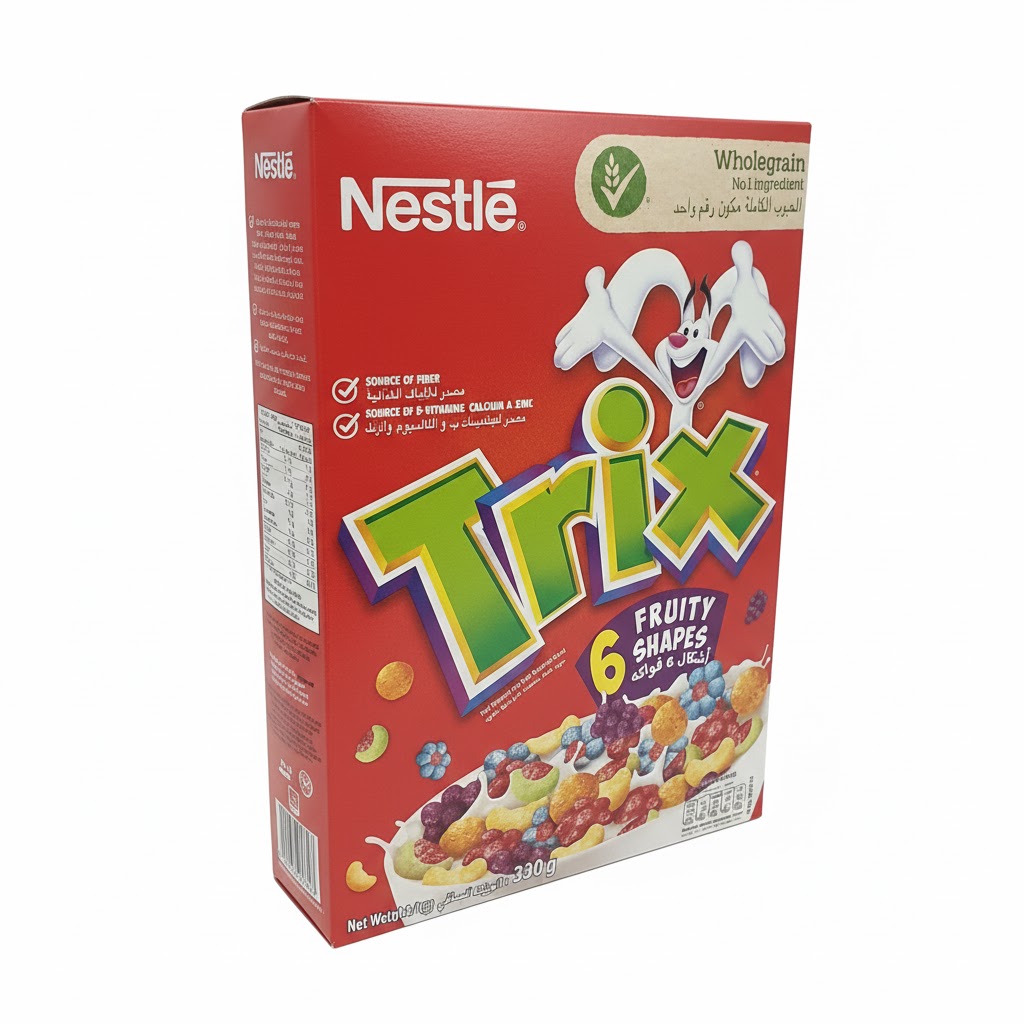 NESTLE TRIX FRUITY SHAPES CEREAL 330G