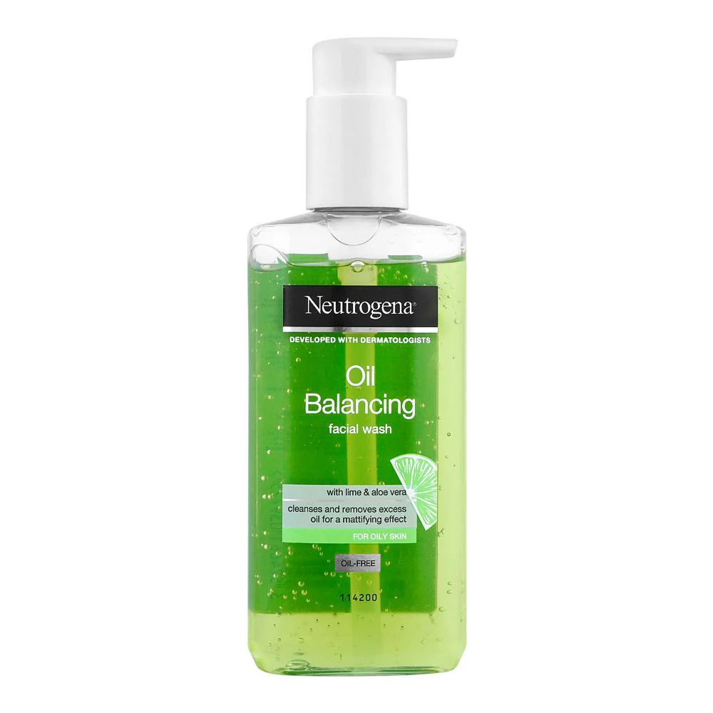 NEUTROGENA FACIAL WASH OIL BALANCING LIME 200ML