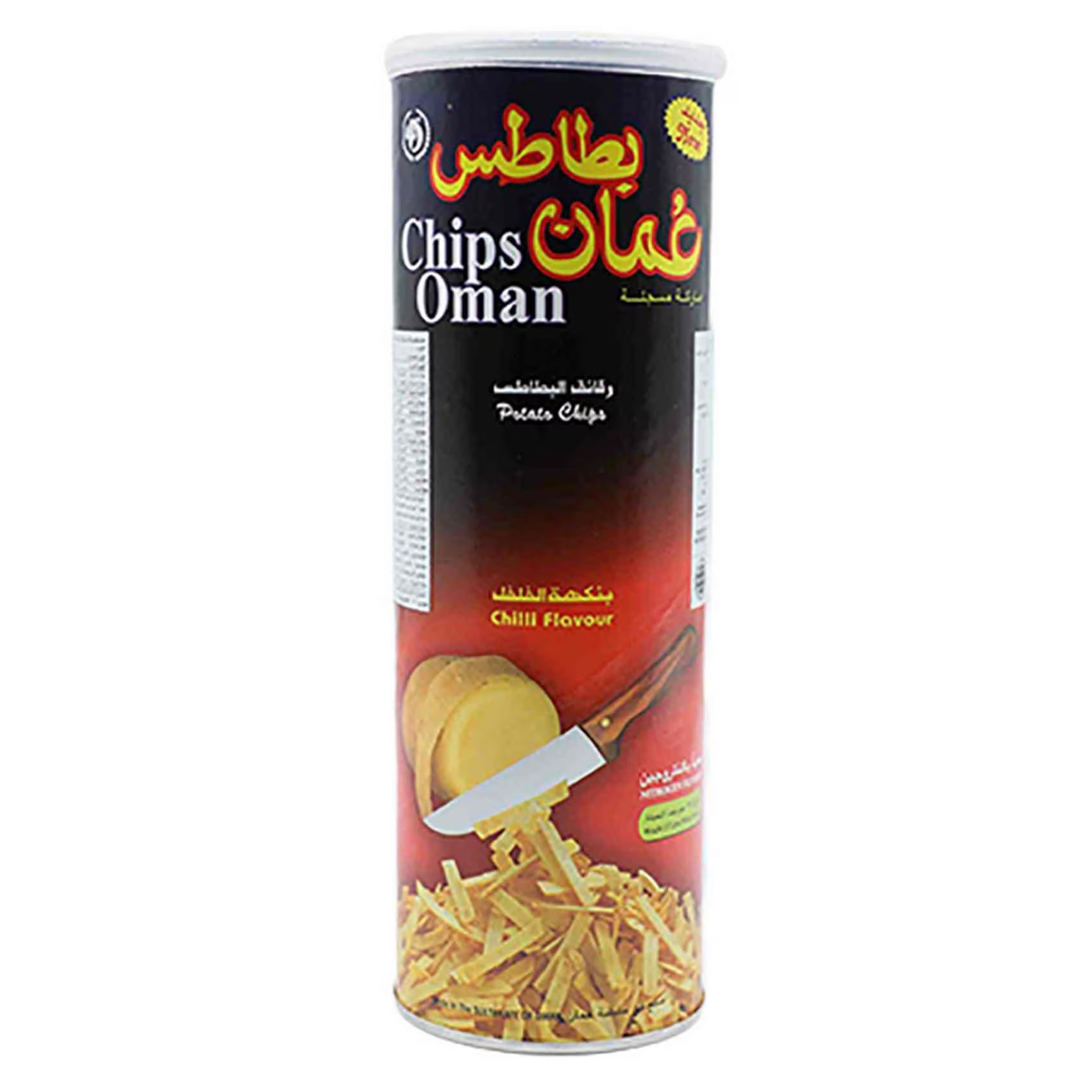 OMAN CHIPS CAN CHILLI FLVR 137G