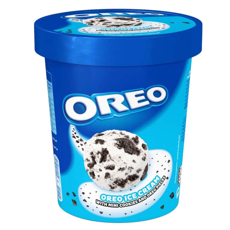OREO COOKIES ICE CREAM TUB 480ML