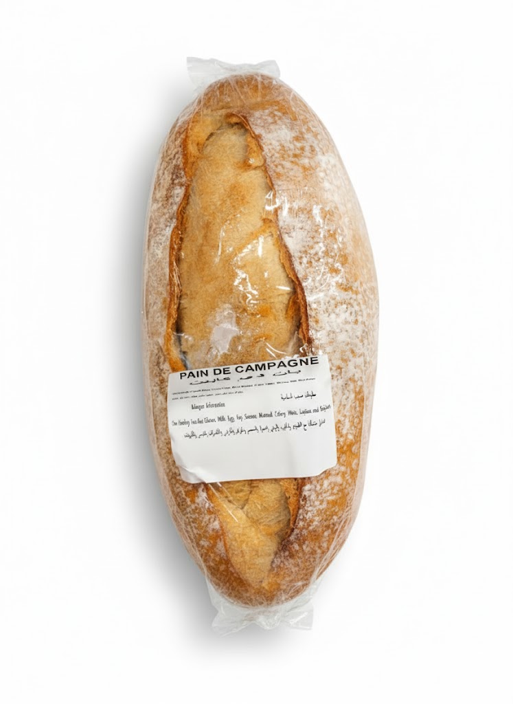 BAKEMART PAIN DE CAMPAGNE BREAD 550G