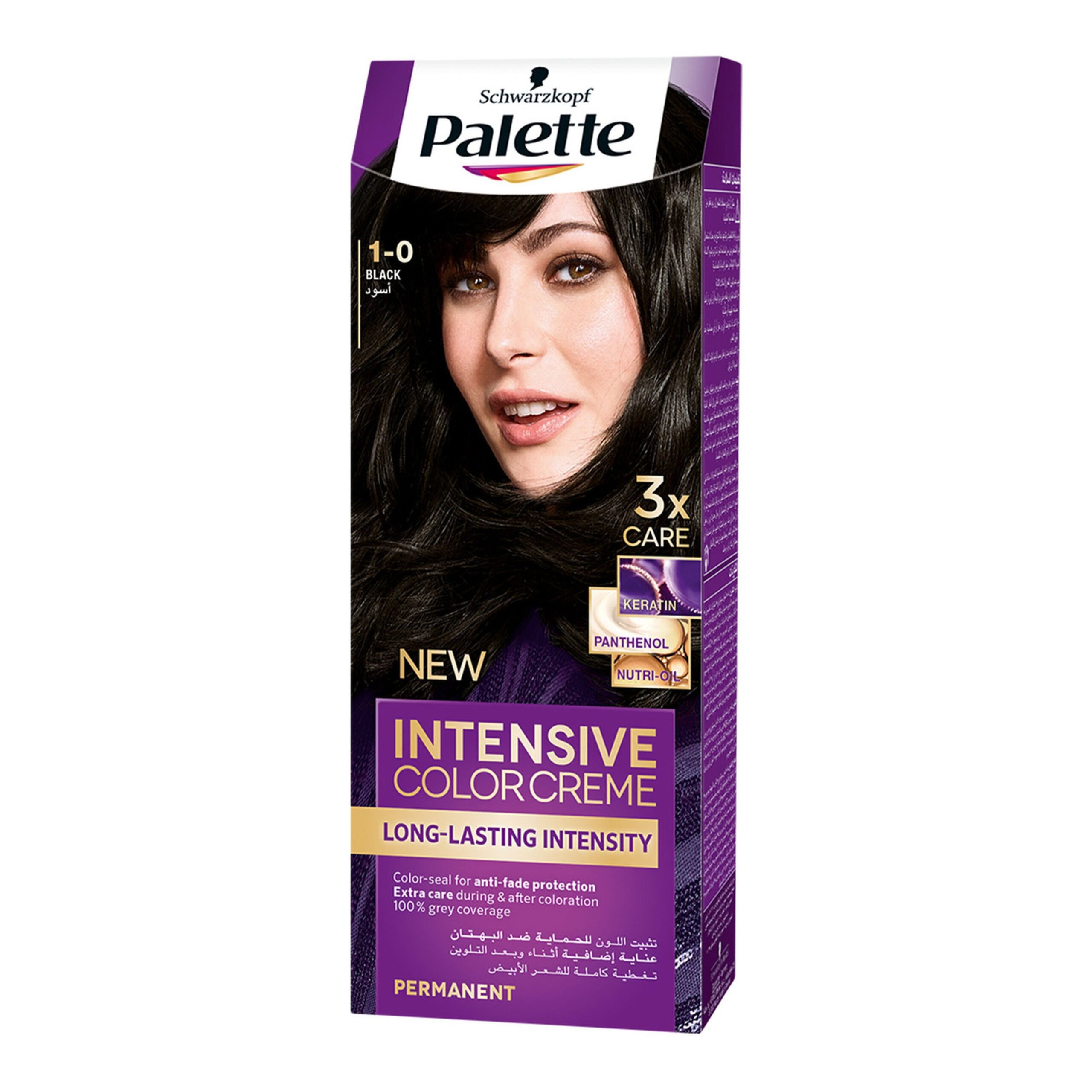 PALETTE INTENSE HAIR COLOR BLACK 1-0