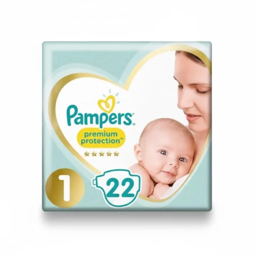 PAMPERS DIAPERS PREMIUM TAPED 1X22S