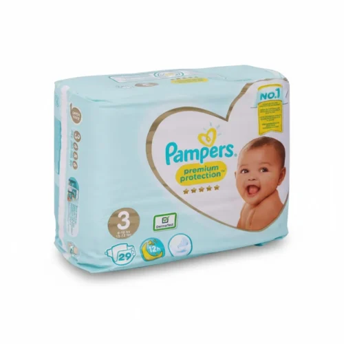 PAMPERS DIAPERS PREMIUM TAPED 3X29S