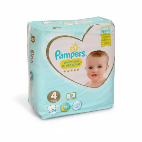 PAMPERS DIAPERS PREMIUM TAPED 4X24S