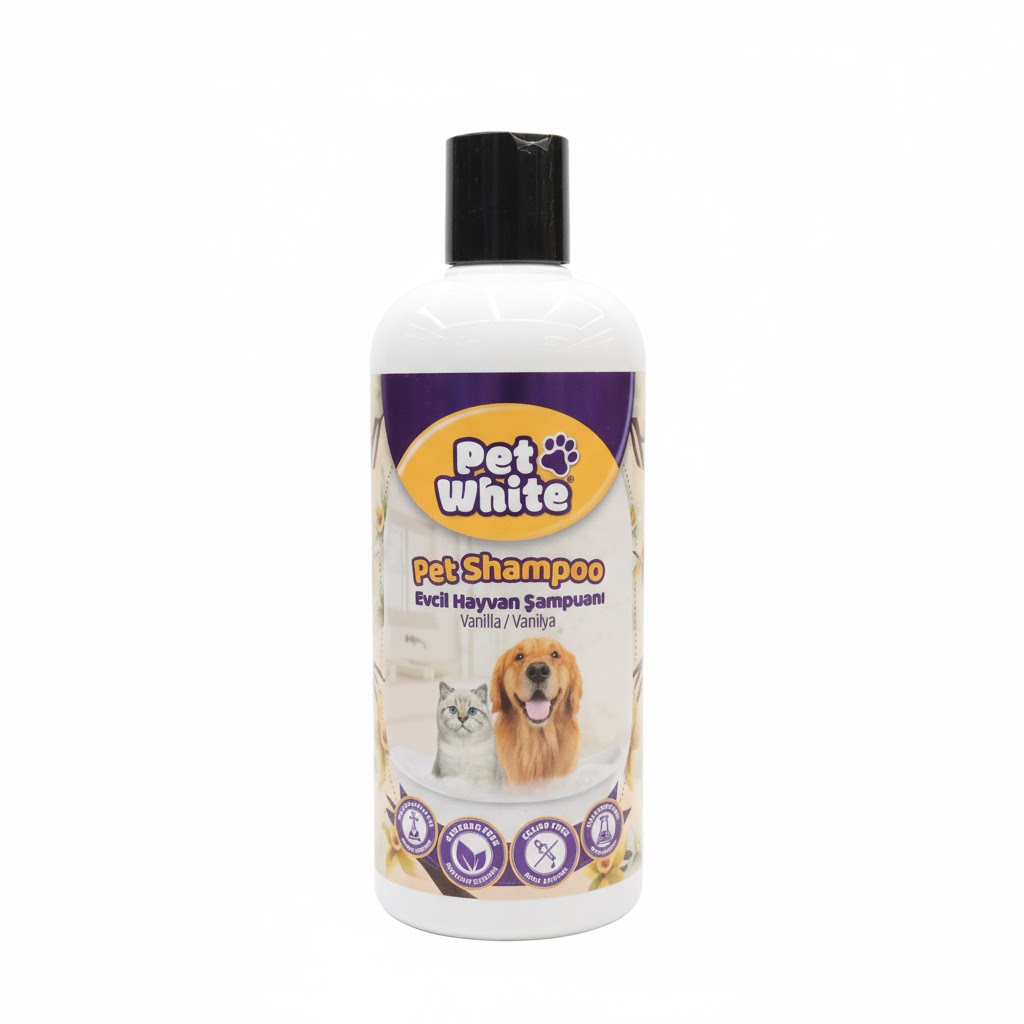 PET WHITE PET SHAMPOO VANILLA 500ML