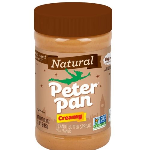 PETER PAN PEANUT BUTTER NATURAL CREAMY 454G
