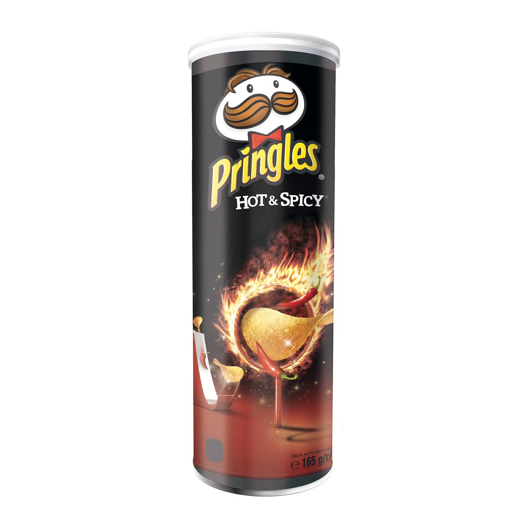 PRINGLES CHIPS HOT&SPICY 165G