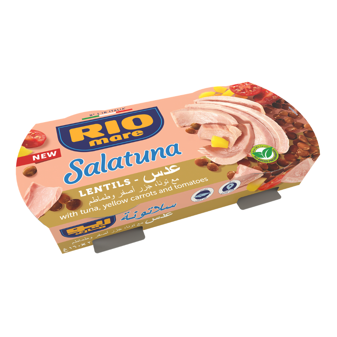RIO MARE SALATUNA LENTILS 2X160G 15% OFF