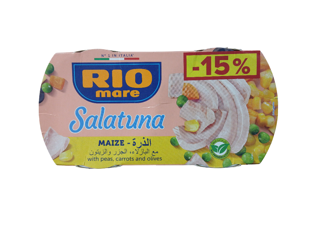 RIO MARE SALATUNA TUNA & CORN 2X160G 15% OFF