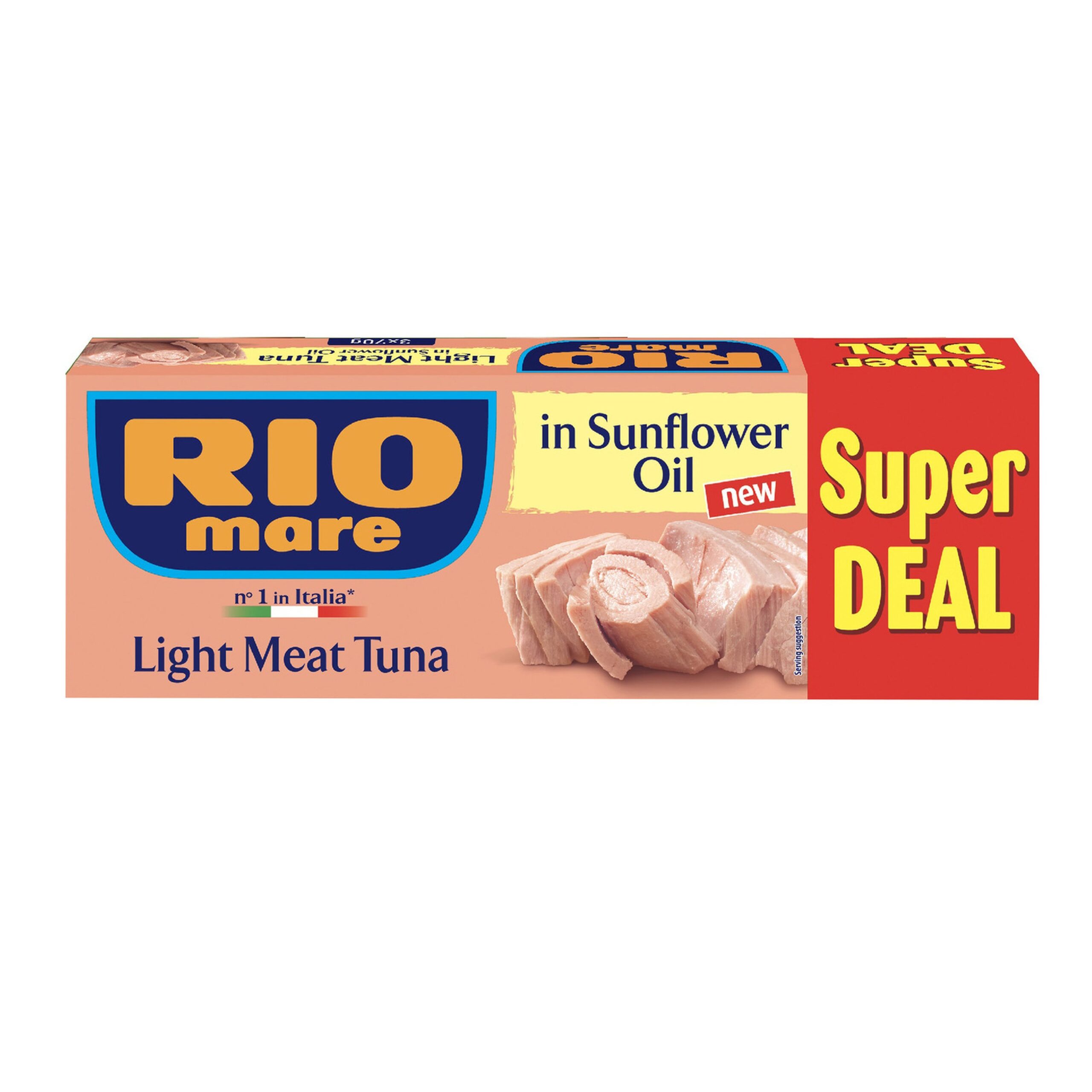 RIO MARE TUNA IN SUNFLOWER OIL 70G X 3