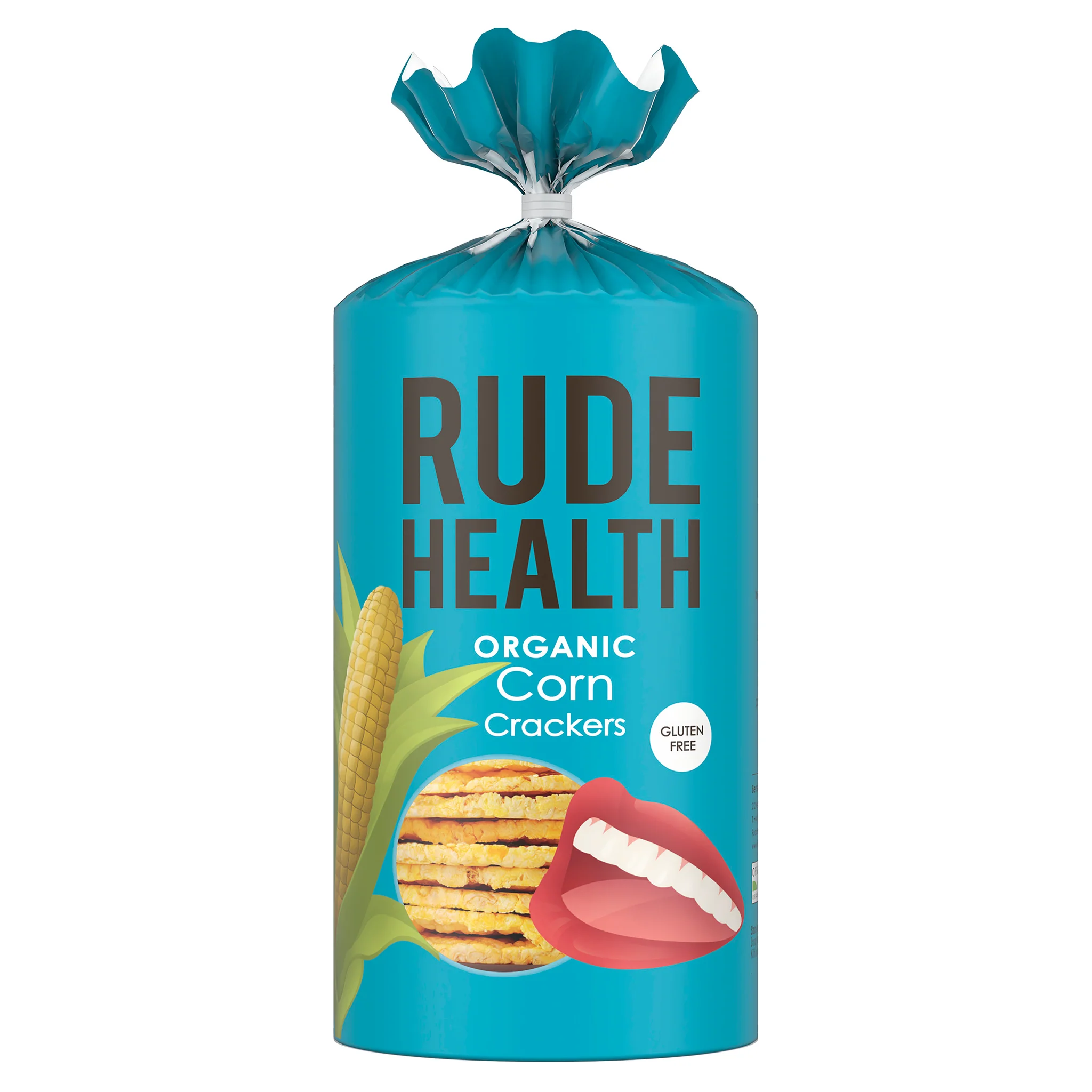 RUDE HEALTH ORGANIC CORN CRACKERS 130G