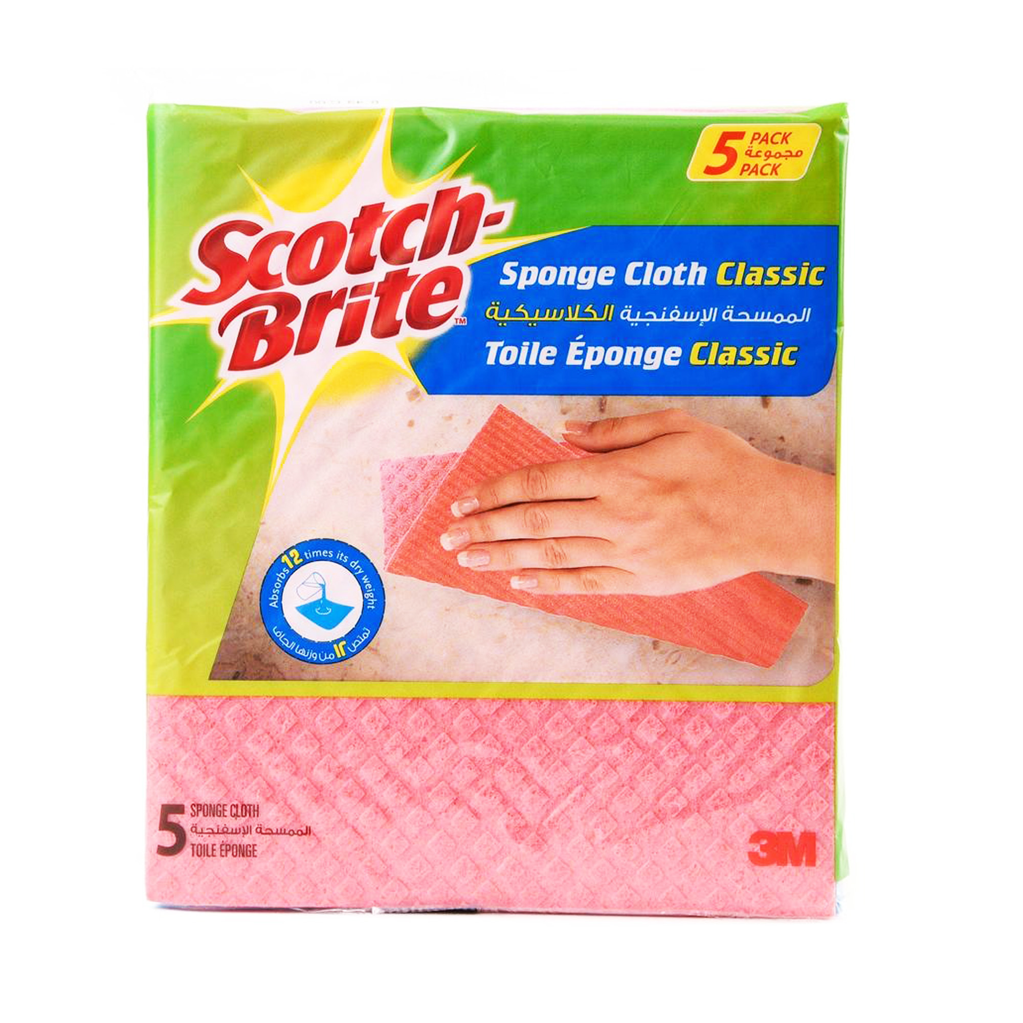 SCOTCH-BRITE SPONGE CLOTH CLASSIC 5S