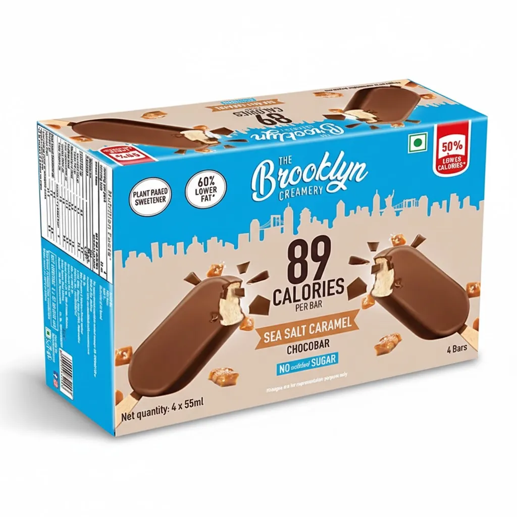 BROOKLYN CHOCOLATE SEA SALT & CARAMEL 4 X 55ML 33G BROOKLYN CHOCOLATE SEA SALT & CARAMEL 4 X 55ML 33G
