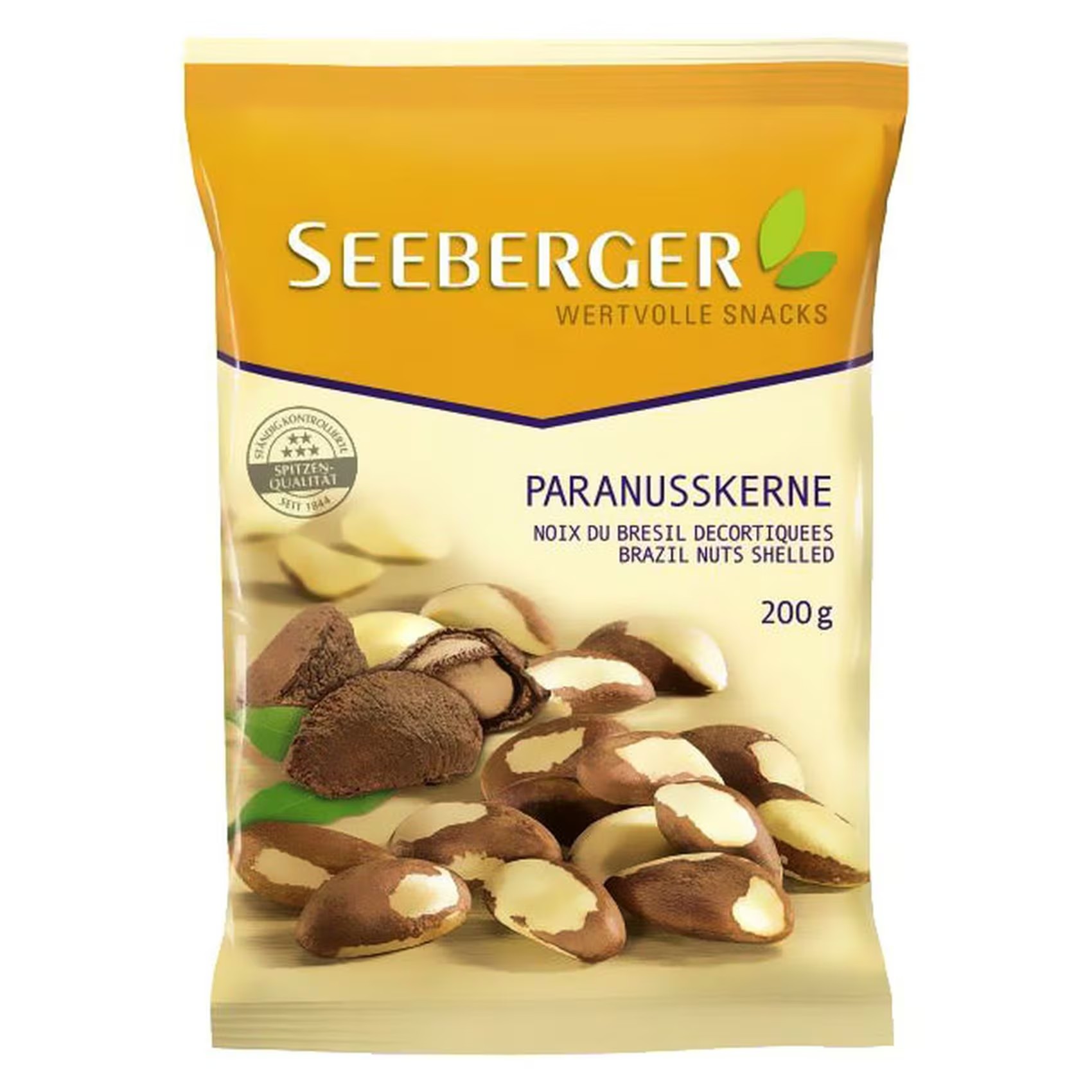 SEEBERGER BRAZIL NUTS SHELLED 200G