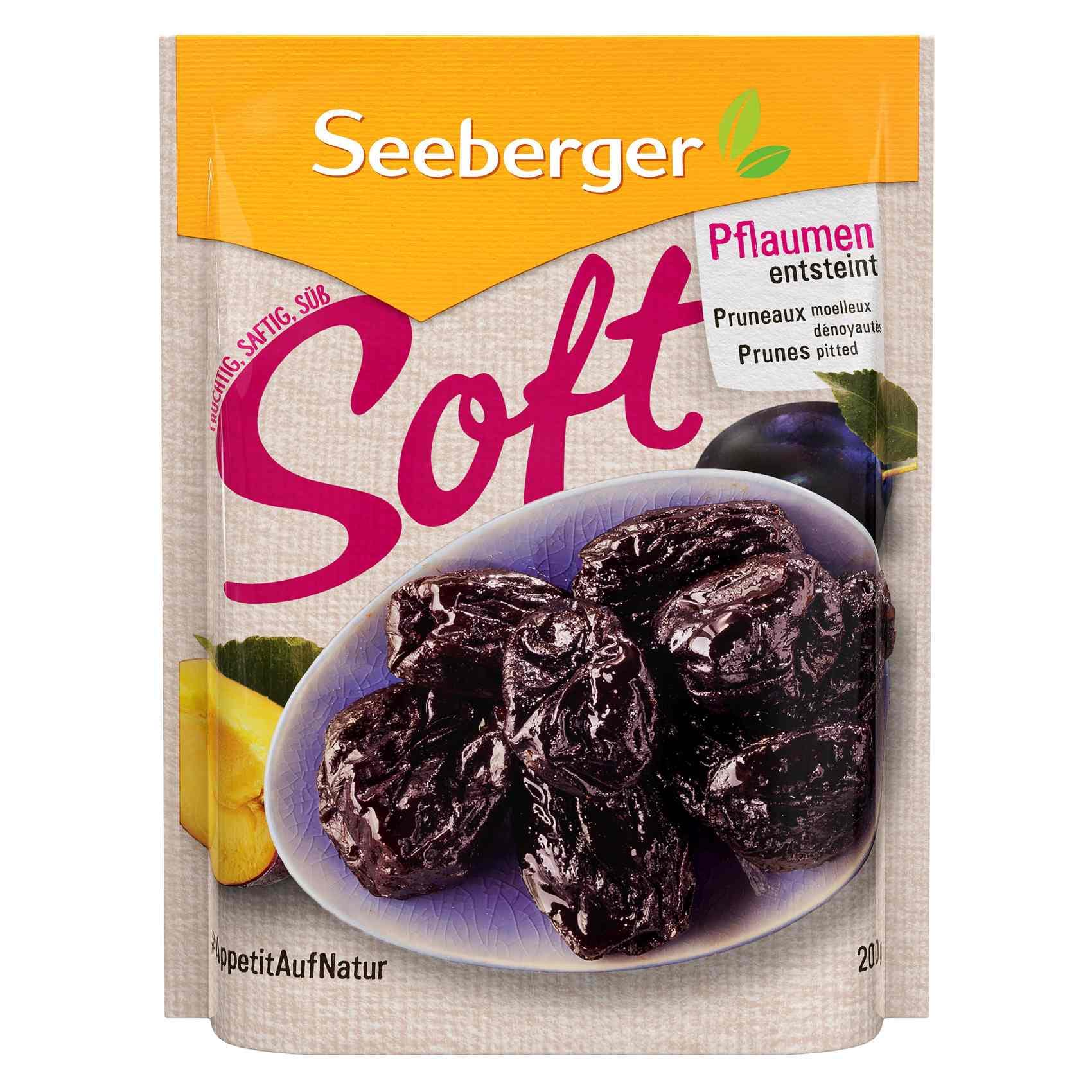 SEEBERGER PRUNES PITTED 200G