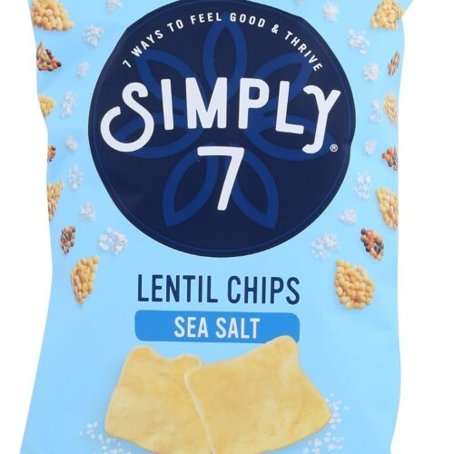 SIMPLY 7 LENTIL CHIPS SEA SALT 103G