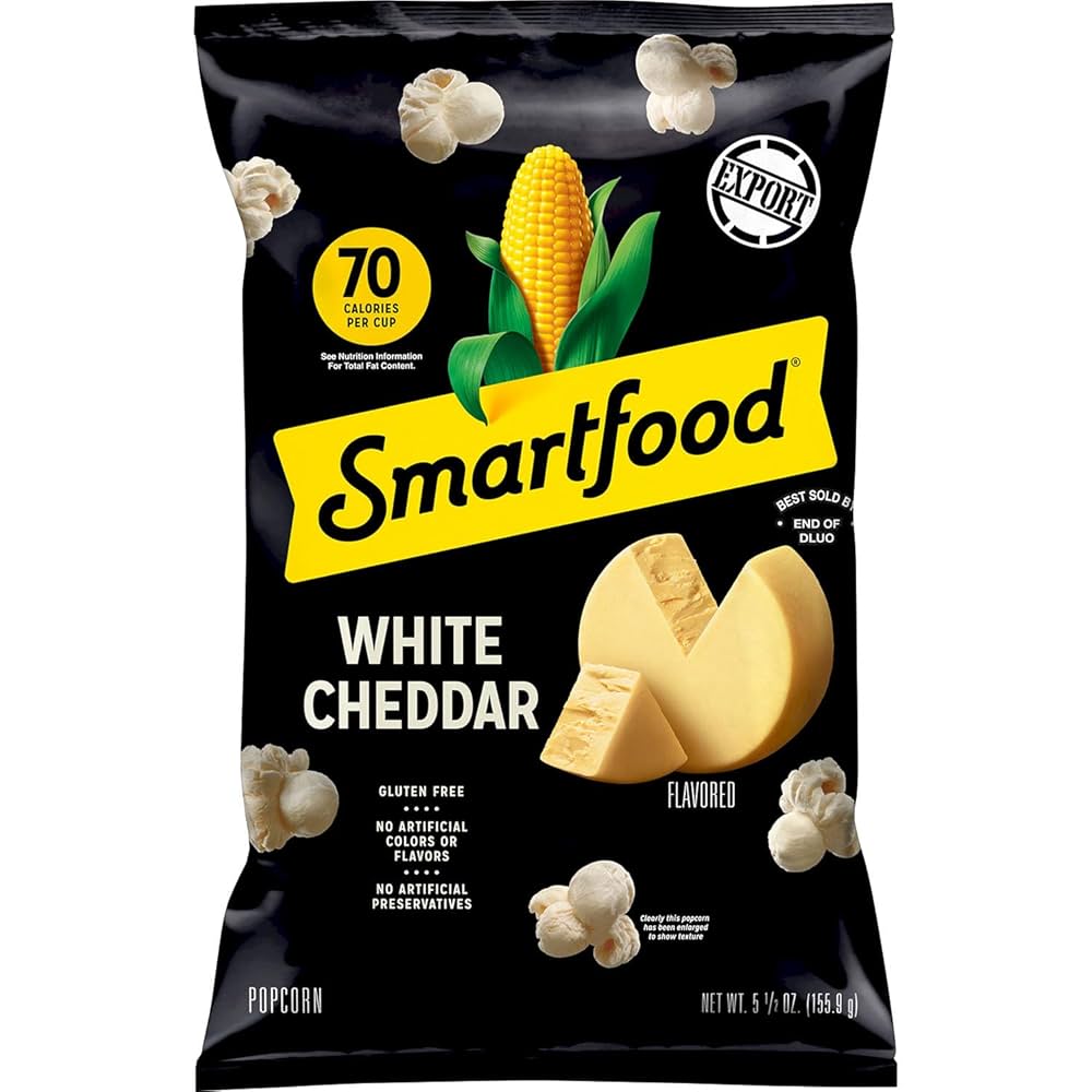 SMARTFOOD  POPCORN WHITE CHEDDAR 156G