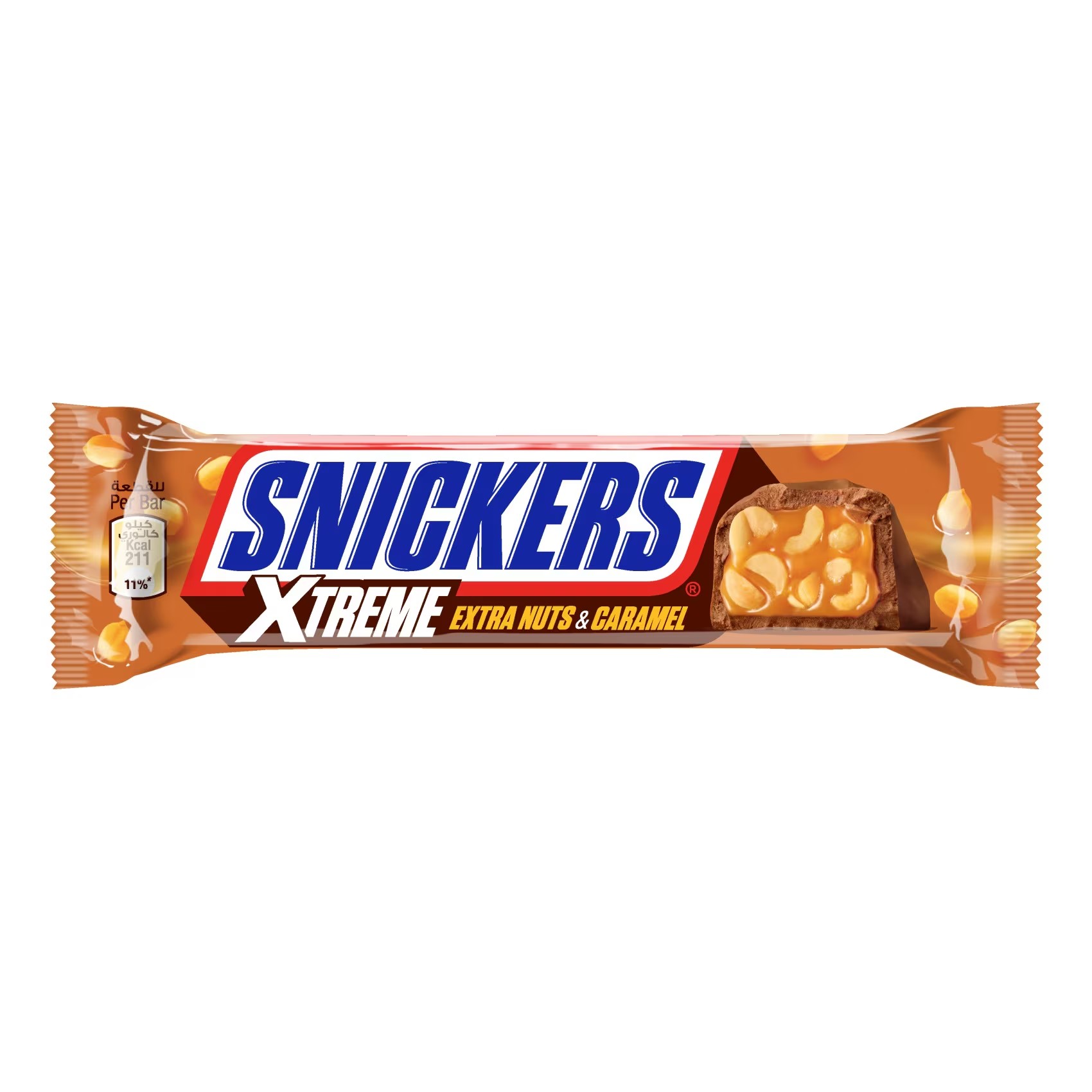 SNICKERS EXTREME NUTS & CARAMEL CHOCOLATE 42G